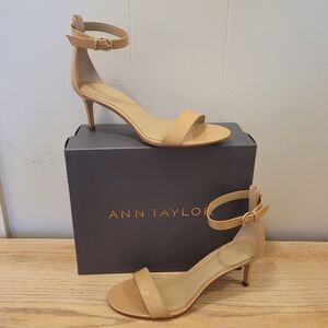 Ann Taylor Women's Tan Heeled Sandals
